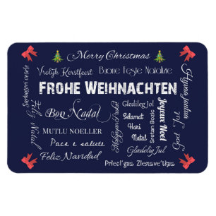 Magnet Flexible Joyeux Noël en différentes langues !