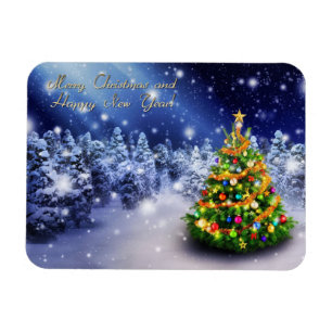 Magnet Flexible Joyeux Noël et bonne année