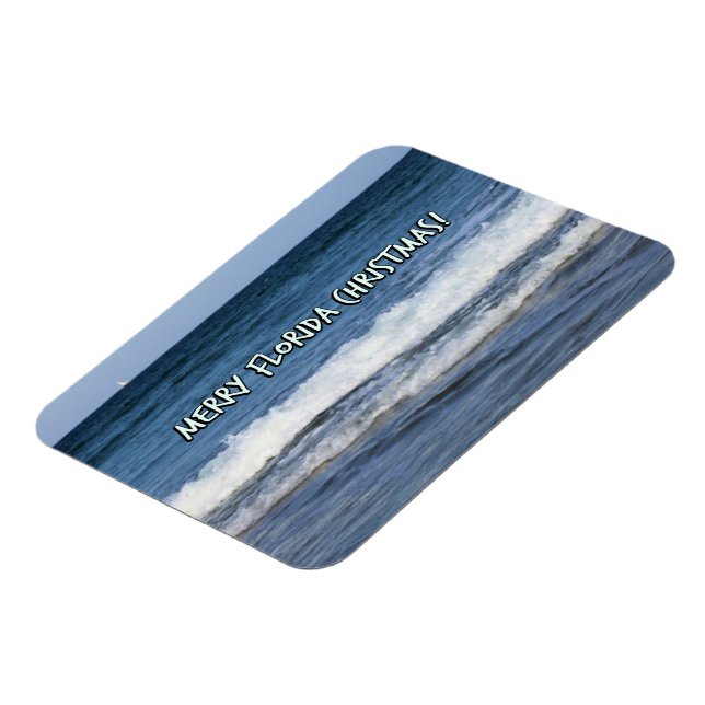 Magnet Flexible Joyeux Noël Florida Sur L'Océan (Côté Gauche)