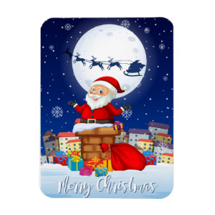 Magnet Flexible Joyeux Noël Père Noël