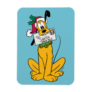 Magnet Flexible Joyeux Noël Pluto Santa Claus