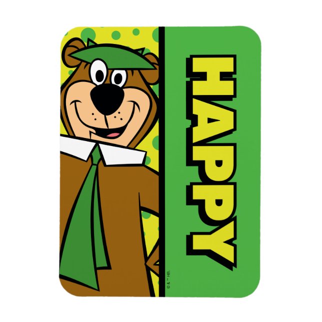 Magnet Flexible Joyeux Yogi Bear (Vertical)