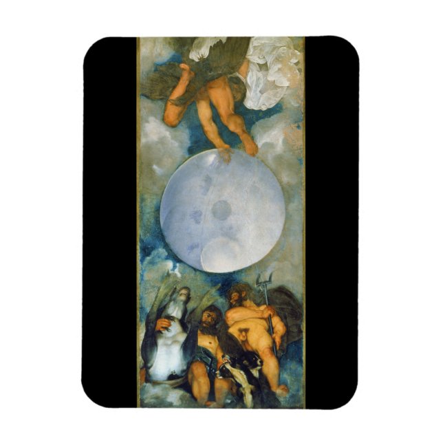 Magnet Flexible Jupiter Neptune et Pluto par Caravaggio en 1597 (Vertical)