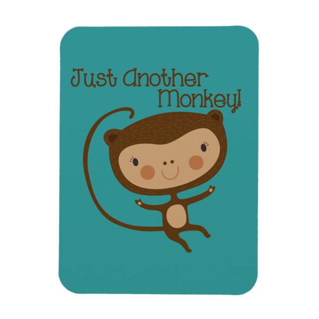 Magnet Flexible Juste un autre singe (Vertical)