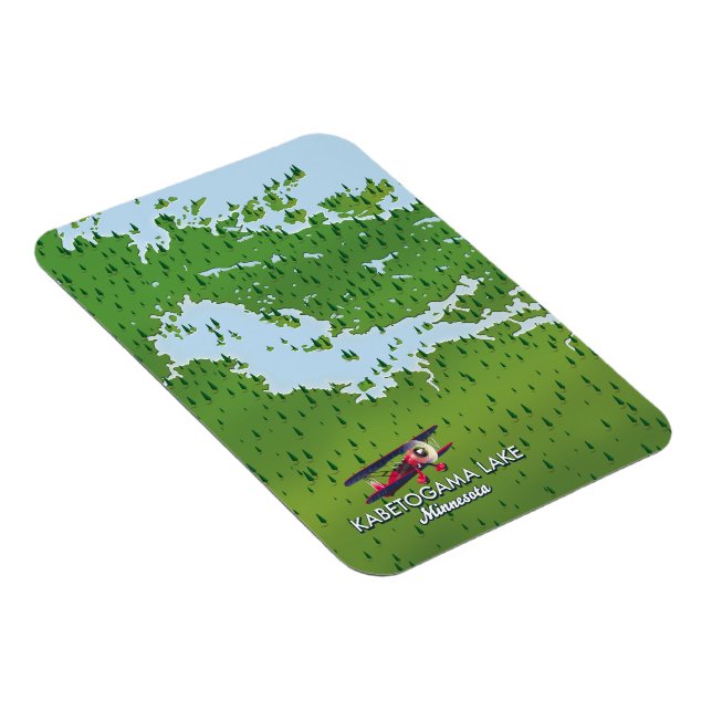 Magnet Flexible Kabetogama lake, Minnesota, USA Plan du voyage. (Côté Droit)