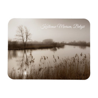 Magnet Flexible Kalkense meersen, Paysage Tranquille, Belgique