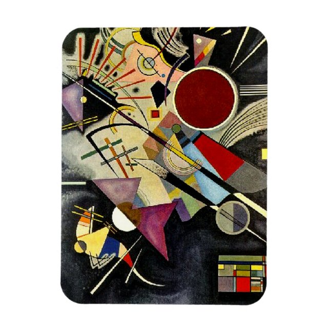 Magnet Flexible Kandinsky - Accompagnement Noir (Vertical)