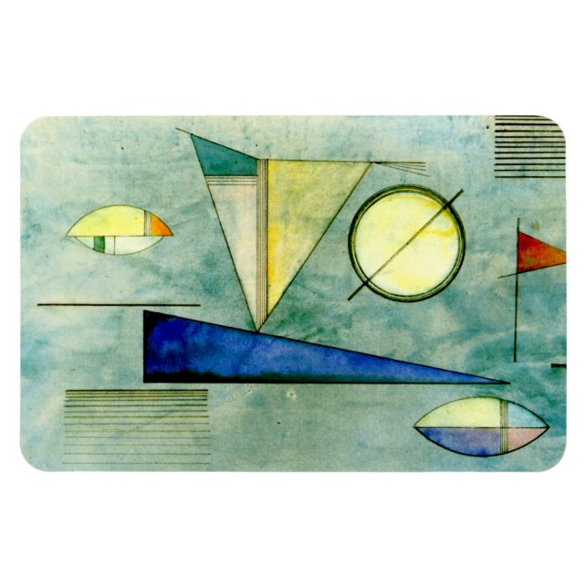 Magnet Flexible Kandinsky - Haze, oeuvre abstraite (Horizontal)