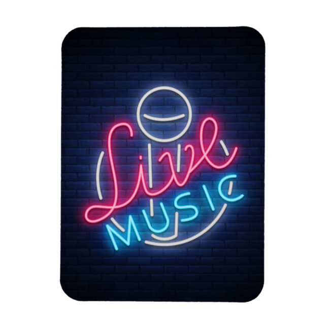 Magnet Flexible Karaoke Neon Éclairage Mot Courbé Art Texte (Vertical)