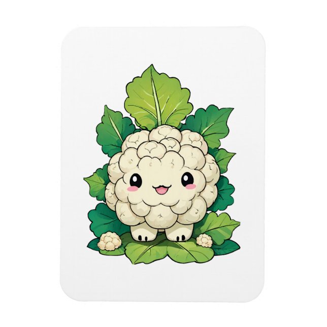 Magnet Flexible Kawaii Chou-fleur (Vertical)