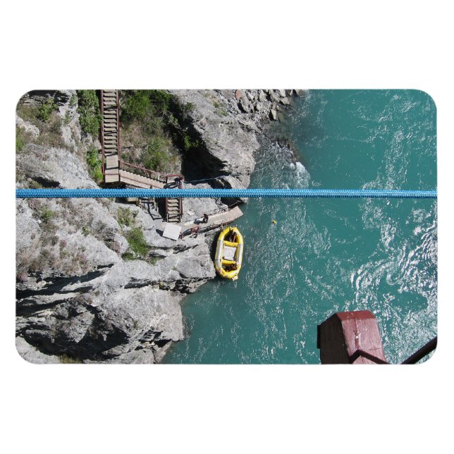 Magnet Flexible Kawarau Bridge Bungy POV, Queenstown, Nouvelle-Zél (Horizontal)
