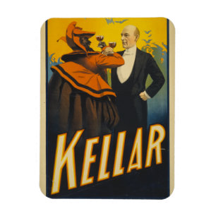 Magnet Flexible Kellar le Magicien Toasting le diable