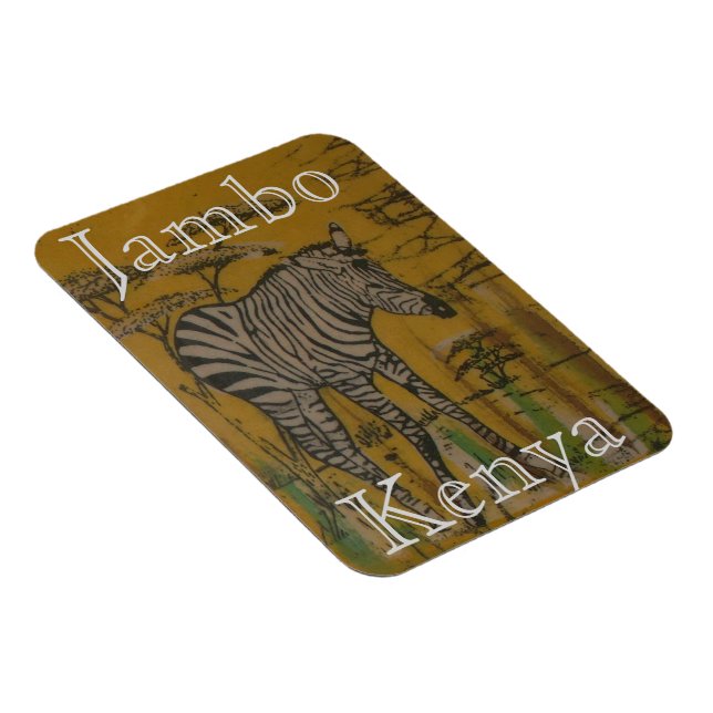 Magnet Flexible Kenya Massai Mara Jambo Kenya (Côté Droit)