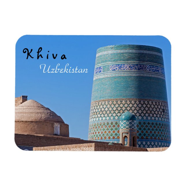 Magnet Flexible Khiva, Ouzbékistan - Islam Khodja Minaret (Horizontal)