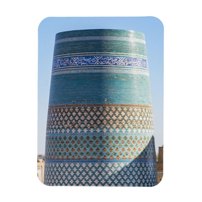 Magnet Flexible Khiva, Ouzbékistan - Minaret inachevé Kalta Mineur (Vertical)