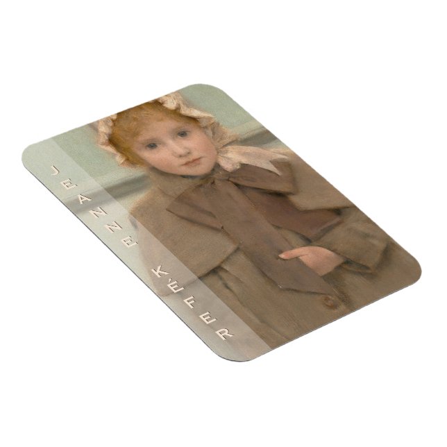 Magnet Flexible Khnopff Jeanne Kefer CC0550 Fridge Art Collection (Côté Droit)