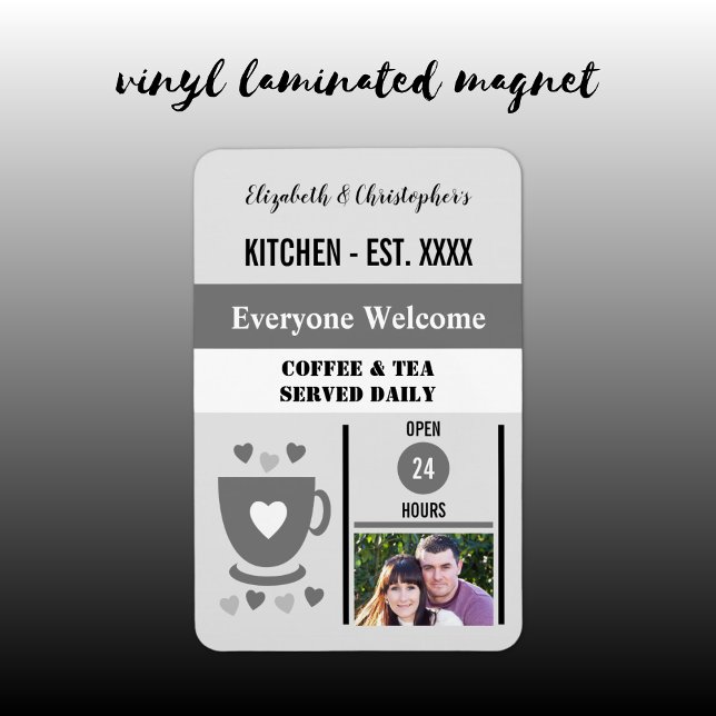 Magnet Flexible Kitchen est année café thé gris photo (Créateur téléchargé)