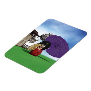 Magnet Flexible Kokeshi Doll