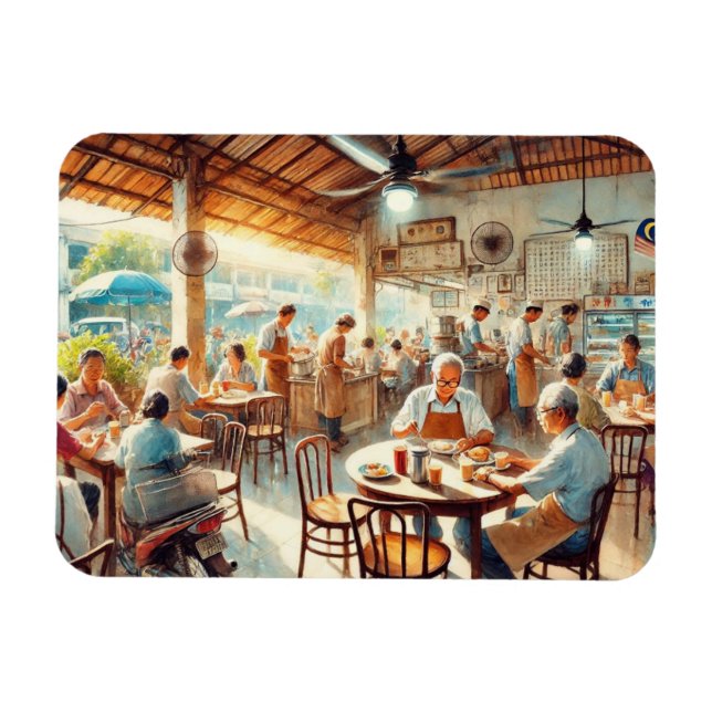 Magnet Flexible Kopitiam à Penang (Horizontal)