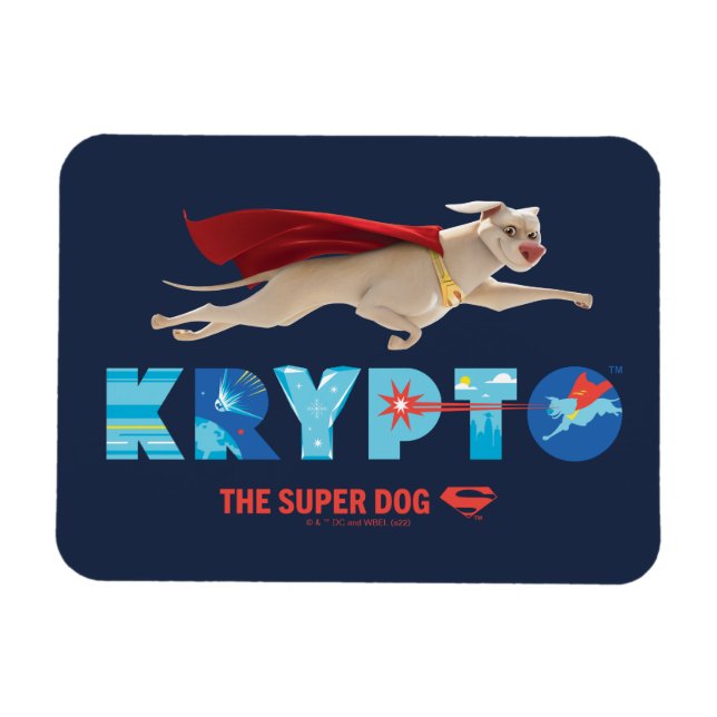 Magnet Flexible Krypto Le Super Chien (Horizontal)