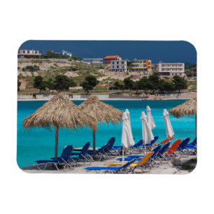 Magnet Flexible Ksamil, bord de plage de la ville