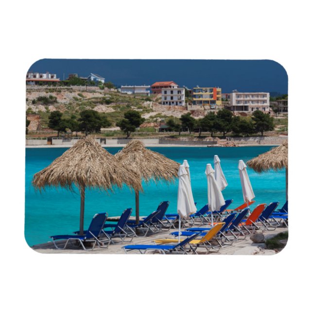 Magnet Flexible Ksamil, ville en bord de plage (Horizontal)
