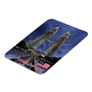 Magnet Flexible Kuala Lumpur - Malaisie - Tours jumelles Petronas 