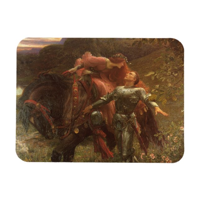 Magnet Flexible La Belle Dame sans Merci par Sir Frank Dicksee (Horizontal)