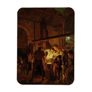 Magnet Flexible La boutique de forgeron (huile sur toile)