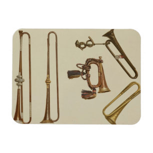 Magnet Flexible La cavalerie sonnent de la trompette, une bugle,