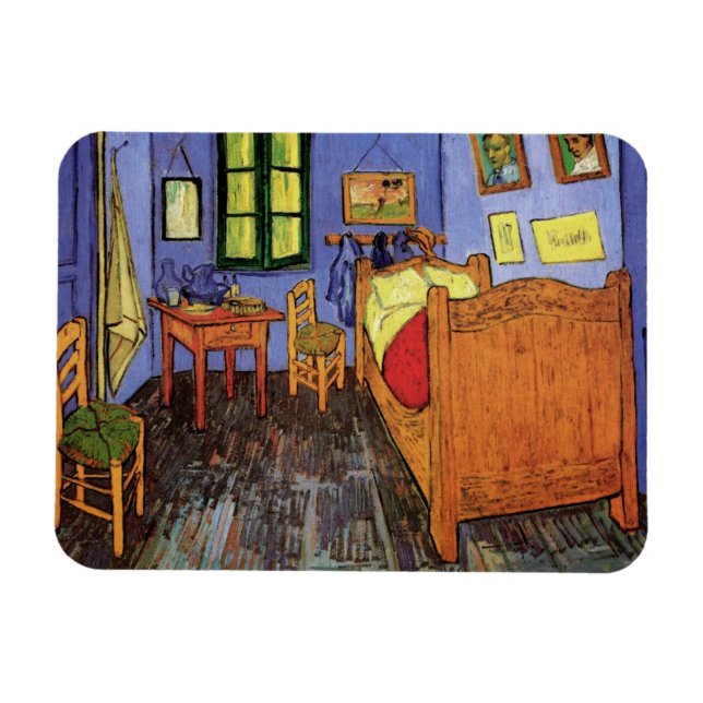 Magnet Flexible La chambre de Vincent à Arles par Vincent van Gogh (Horizontal)