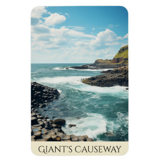 Magnet Flexible La Chaussée des Géants | Art d'Irlande du Nord