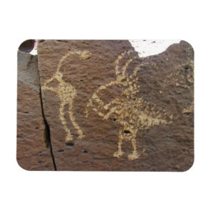 Magnet Flexible La Cieneguilla Petroglyph Site Père Noël Fe