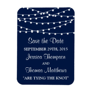 Magnet Flexible La Collection Mariage Bleu Marine Lights