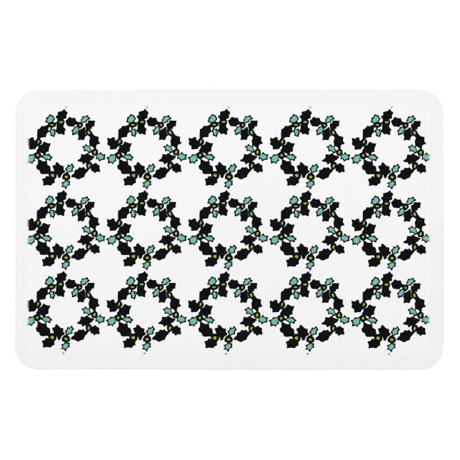 Magnet Flexible La couronne de Noël - (Horizontal)