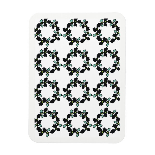 Magnet Flexible La couronne de Noël - (Vertical)