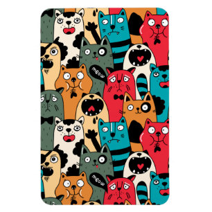 Magnet Flexible La Crowd of cats