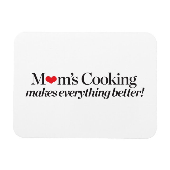 Magnet Flexible La Cuisine de maman rend tout mieux (Horizontal)