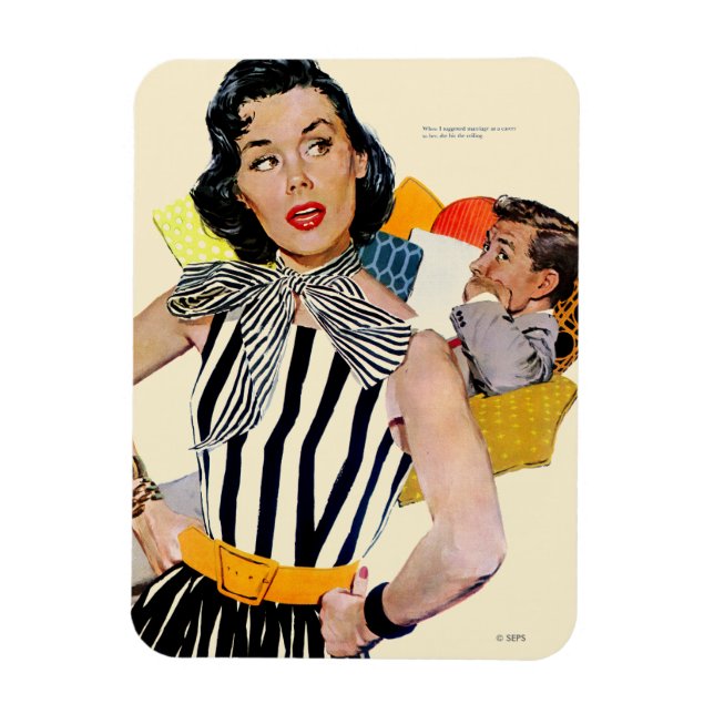 Magnet Flexible La Dame A Été Insultée 2 (Vertical)