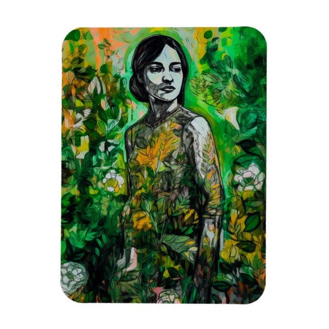 Magnet Flexible La Dame Mystère (Vertical)