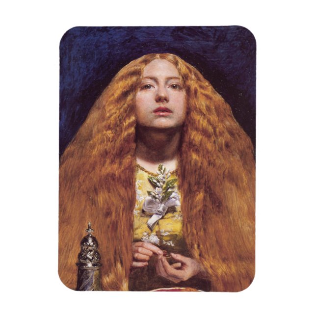 Magnet Flexible La Demoiselle d'honneur (par John Everett Millais) (Vertical)