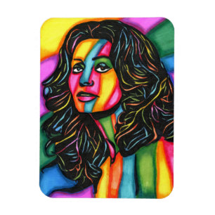 Magnet Flexible La Dolce Espressione art original femme abstraite