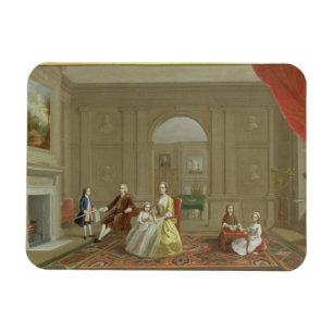 Magnet Flexible La famille de lard de John, c.1742-43 (huile sur