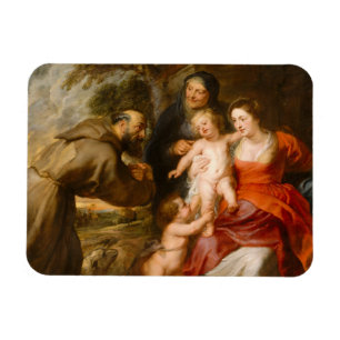 Magnet Flexible La famille sainte avec des saints