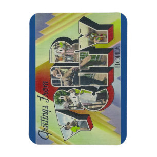 Magnet Flexible La Floride, aimant de ville de Ybor