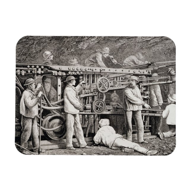 Magnet Flexible La galerie avancée du côté français du lun (Horizontal)