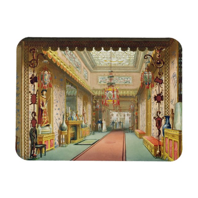 Magnet Flexible La Galerie Chinoise, de 'Vues sur le Pavi Royal (Horizontal)
