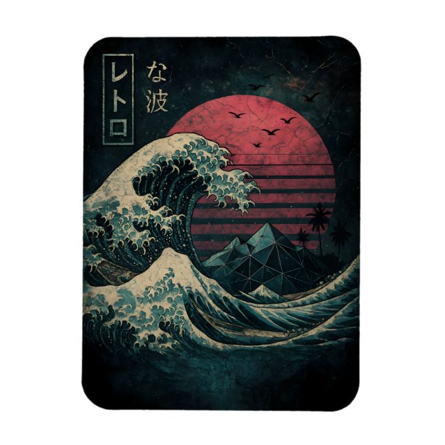 Magnet Flexible La Grande Classique de la Vague Rétro (Vertical)