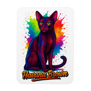 Magnet Flexible La Havane Brown Pop Art - Coloré Moderne
