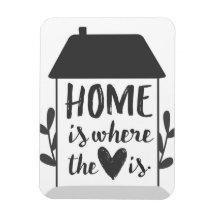 La maison est là où se trouve le coeur - aimant